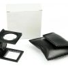 Lupa Conta-fios 10x Metal/Escala/ Bolsa Em Couro/Led - Image 2