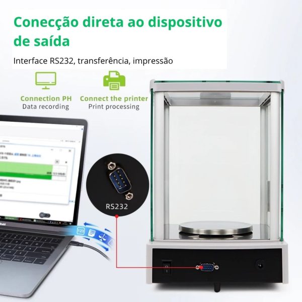 Balança Analítica Alta Precisão 0,001g - Imagem 3